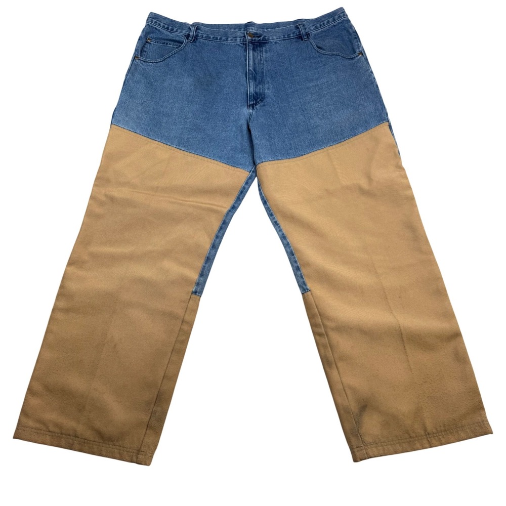 Scheels Outfitters Mens Upland Field Pants Pheasant Brown Brush Guard 44x32
